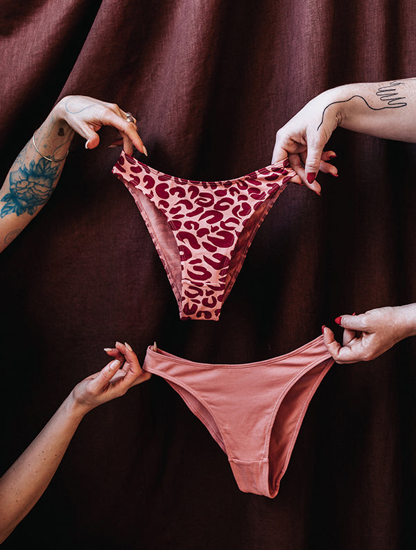 Culotte x2 ALMA Uni+Leopard Make My Lemonade Pink Mina Storm