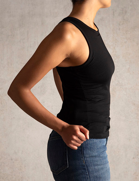 Nobratop® Missy - Coton Bio & Refibra™ - Noir-Ebène