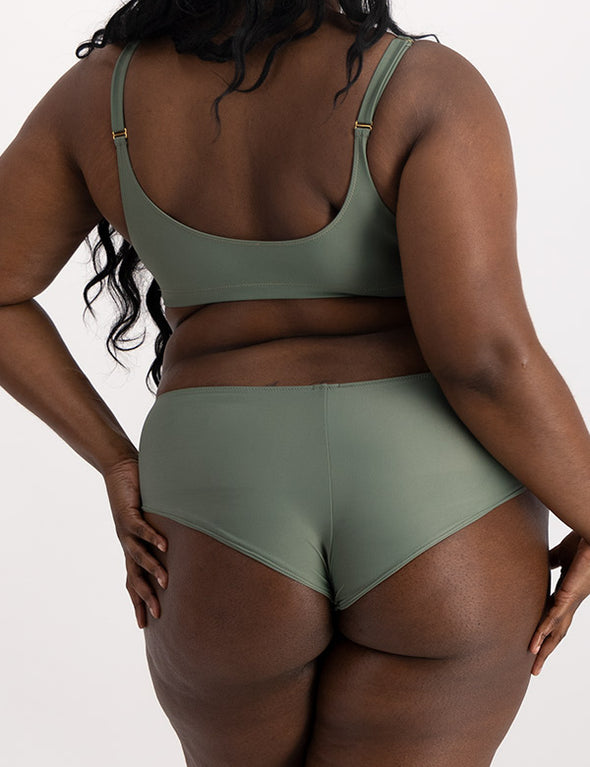 Shorty Leti - Bain - Vert-Lichen